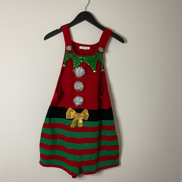 Hooked Up by IOT Pants - Holiday Romper